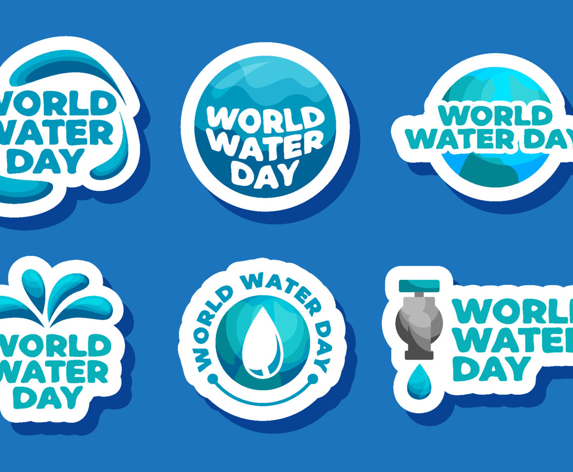 World Water Day Sticker Set