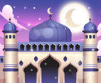 Night of Ramadan at Mosque
