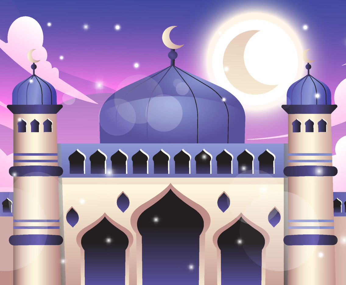 Night of Ramadan at Mosque