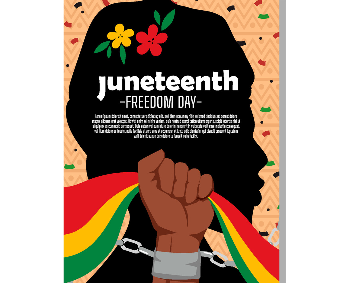 Juneteenth Freedom Day Poster
