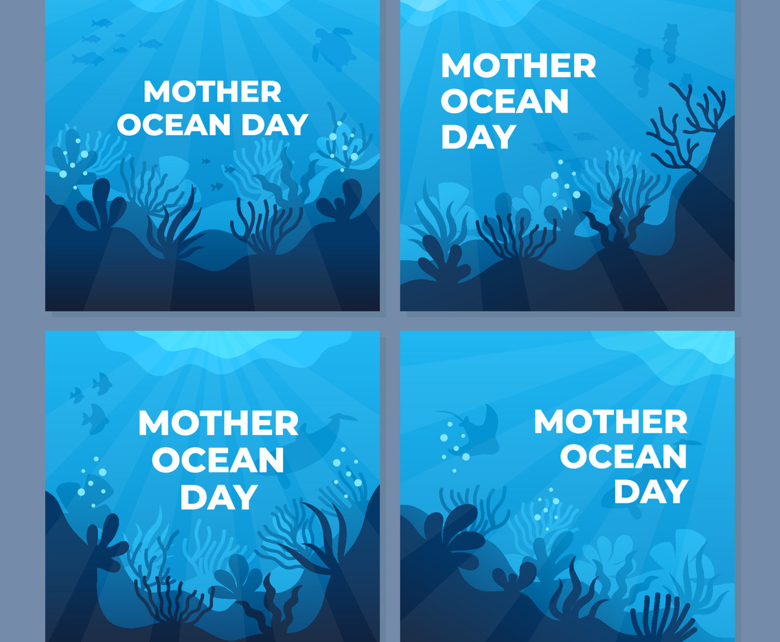 Mother Ocean Day Celebration Social Media Post