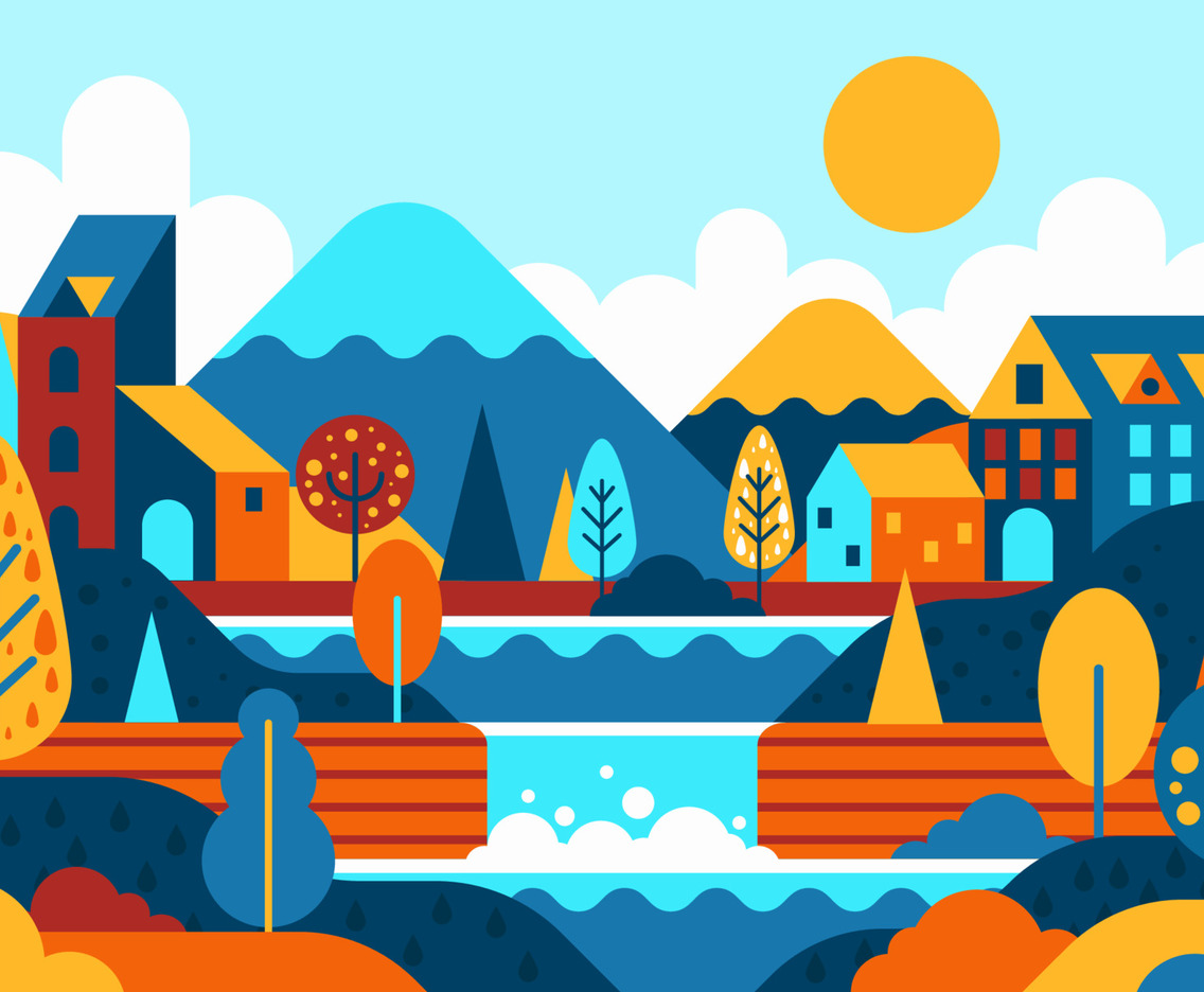 Scenery or Landscape Nature Background