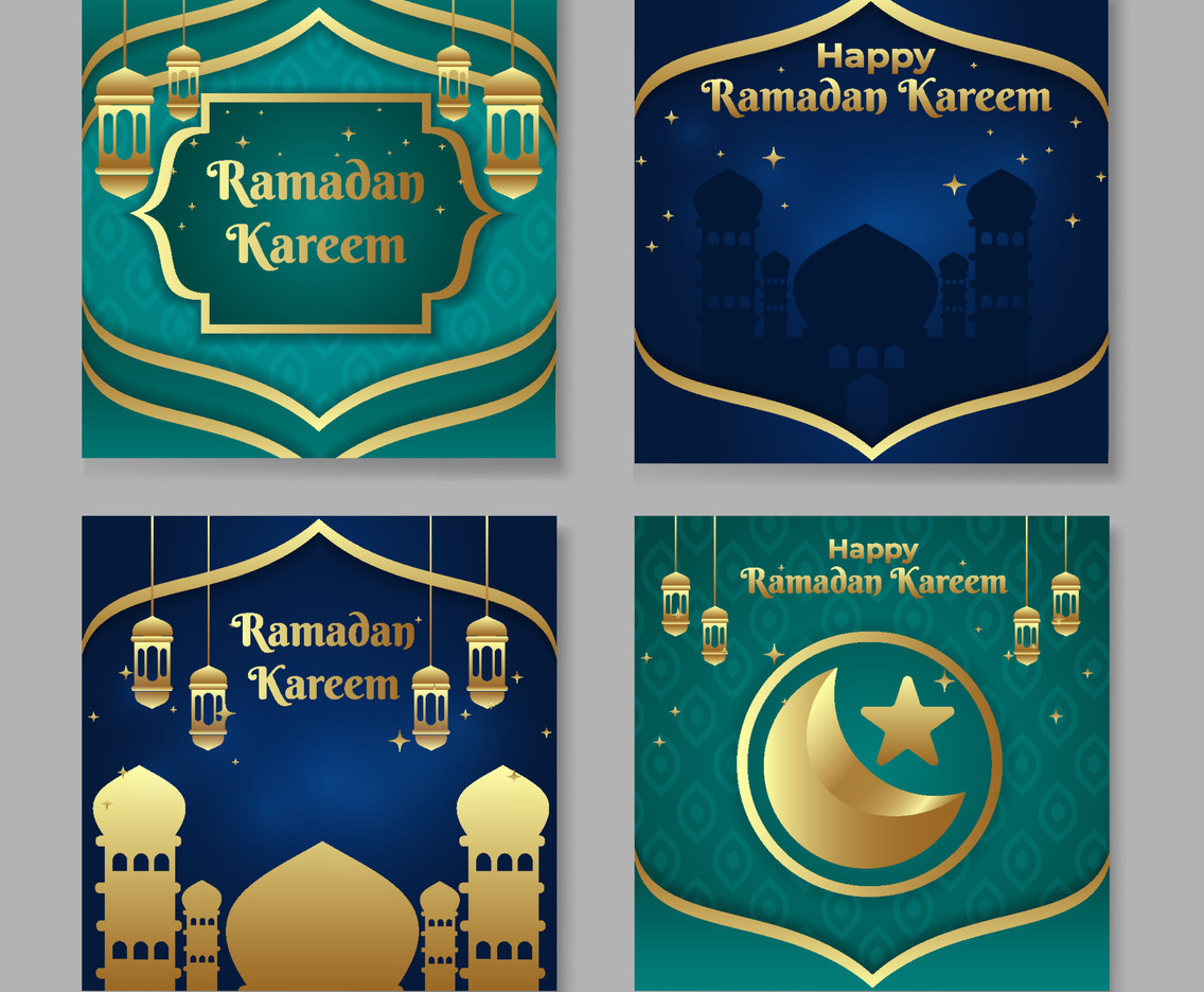 Ramadan Kareem Social Media Template Concept