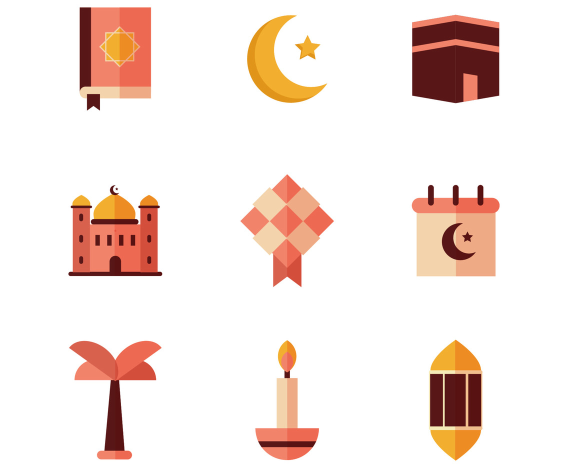 Ramadan Mubarak Icon Collections