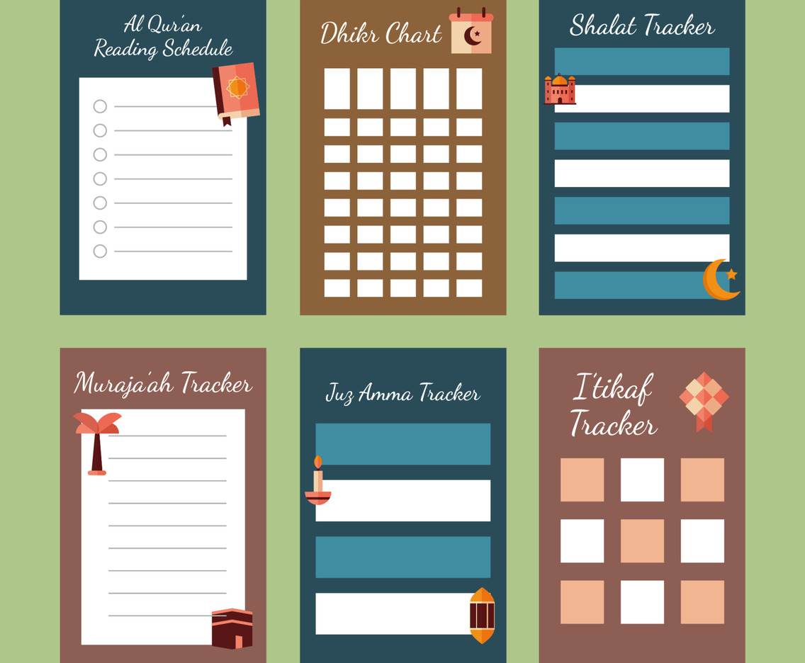 Ramadhan Mubarak Journal Template
