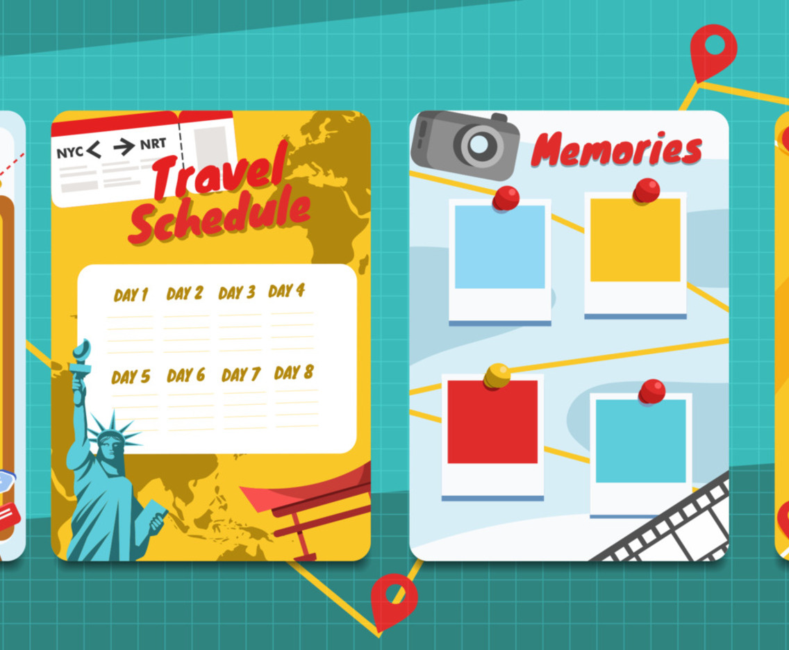 Fun and Colorful Traveling Journal Template
