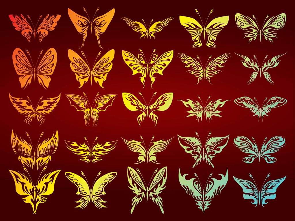 Free Butterflies Collection