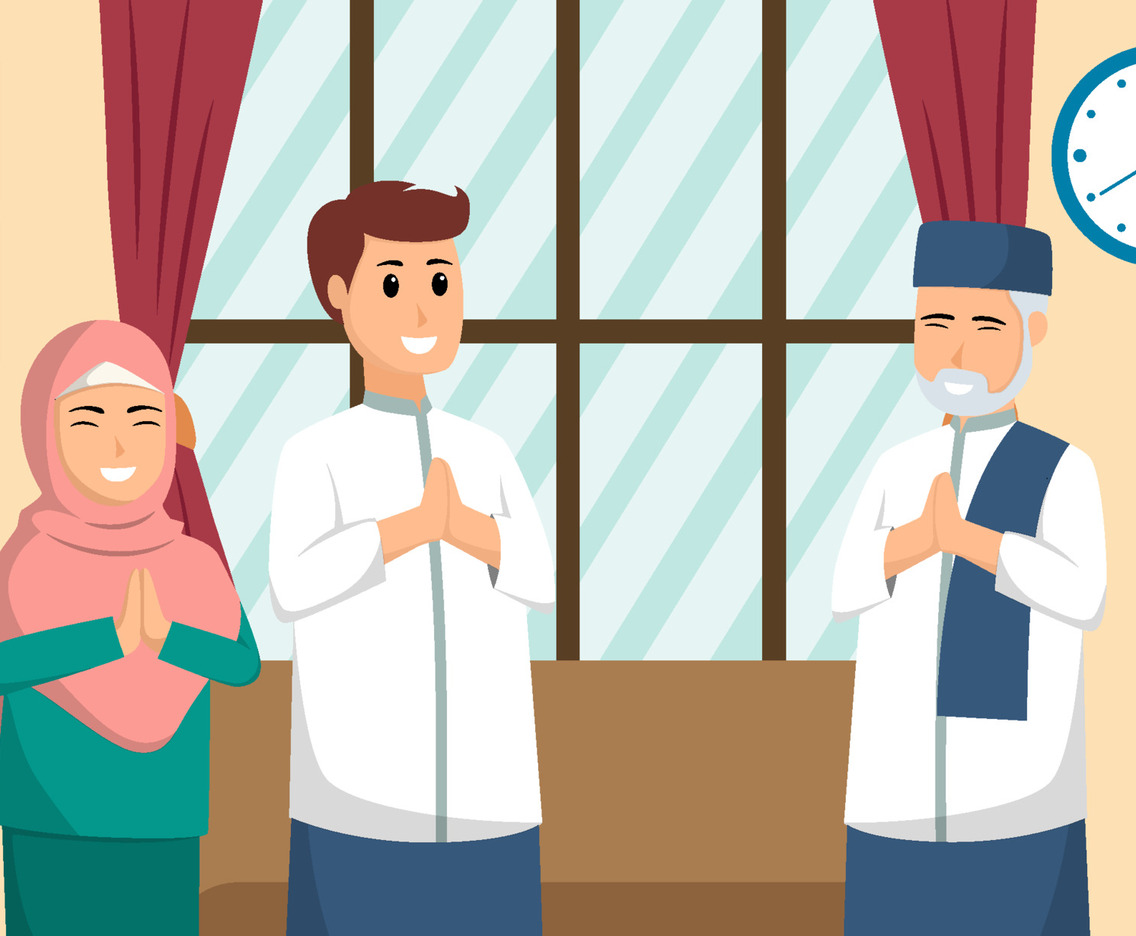 Ramadan Family Gathering Concept
