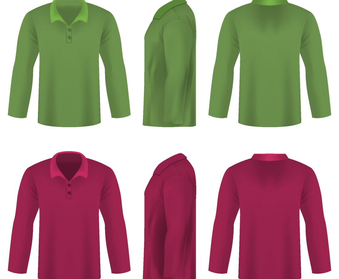 Manly Color Alternative Polo Sleeve Tshirt Set