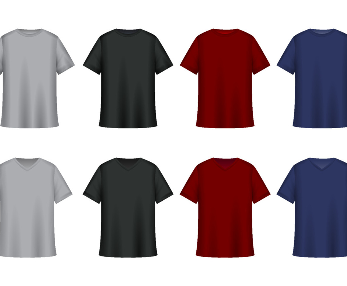 3D T-Shirt  Alternative Colors and Collar Type