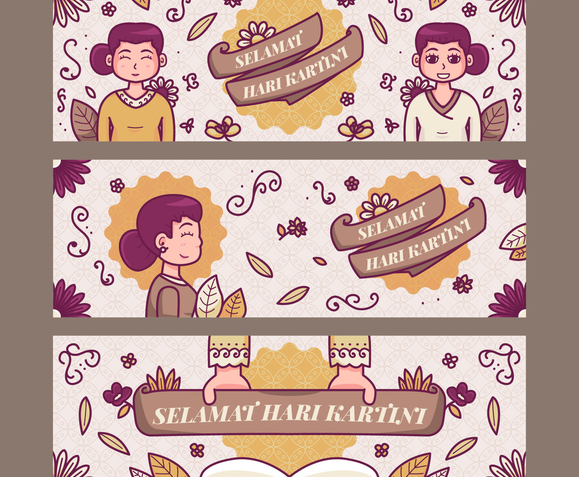 Kartini Day Banner Collection