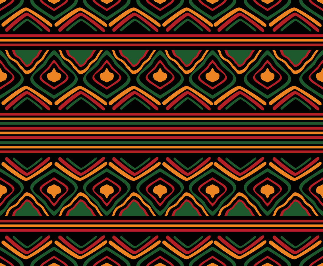 Pan Africa Seamless Pattern