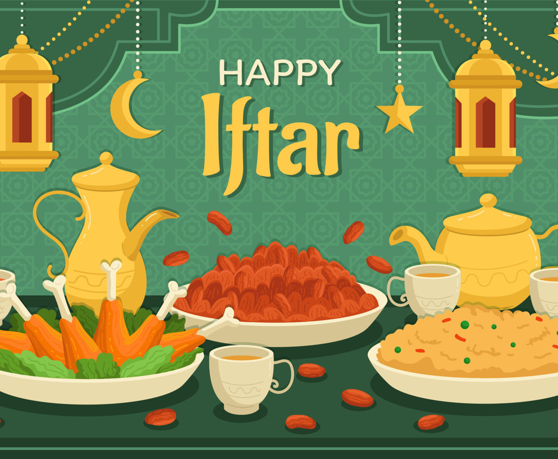 Food on Iftar Ramadan Month