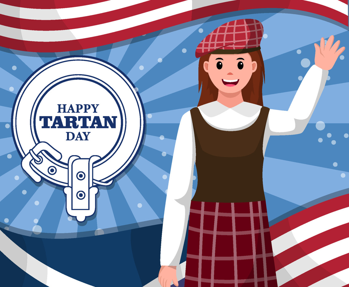 Tartan Day Concept