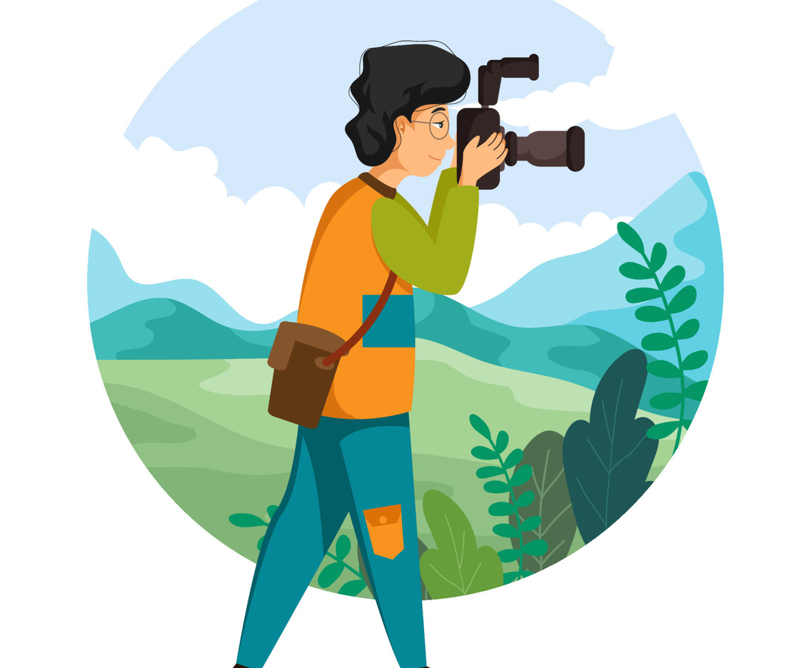 Male Photographer Concept