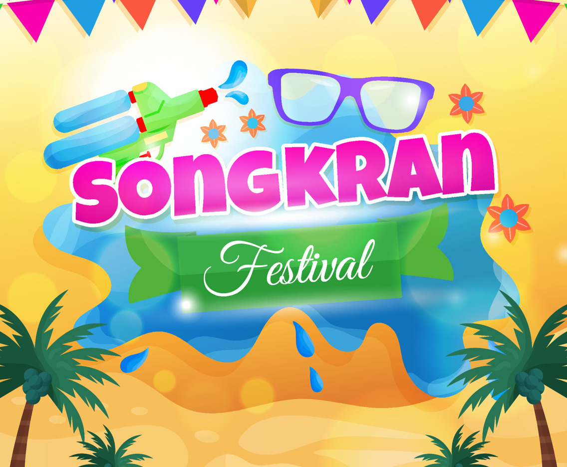 Songkran Festival Concept
