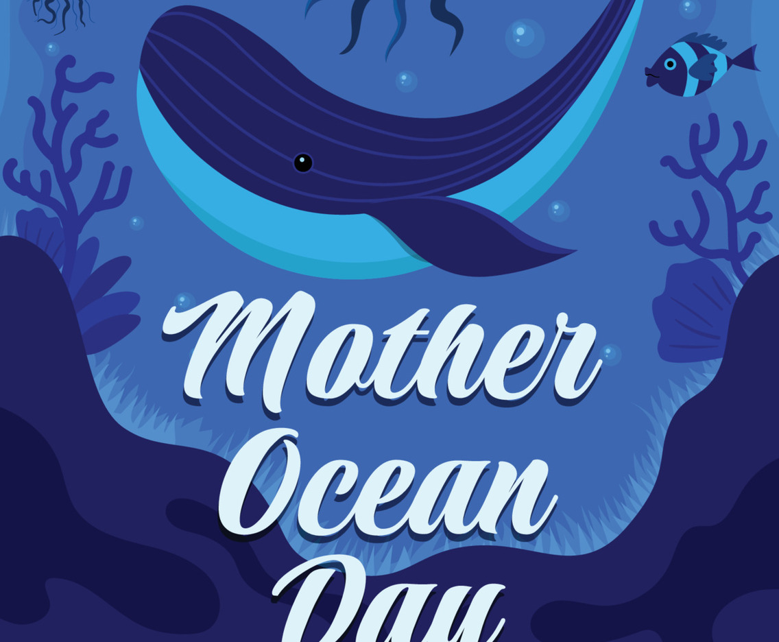 Mother Ocean Day Poster Template