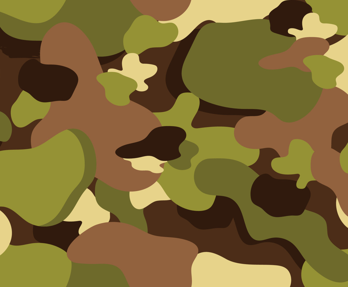 Seamsless Army Inspired Pattern Background