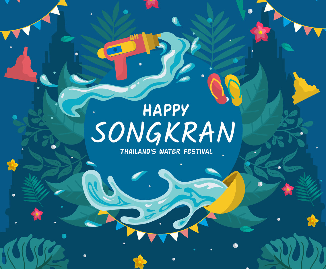 Songkran Festival Background