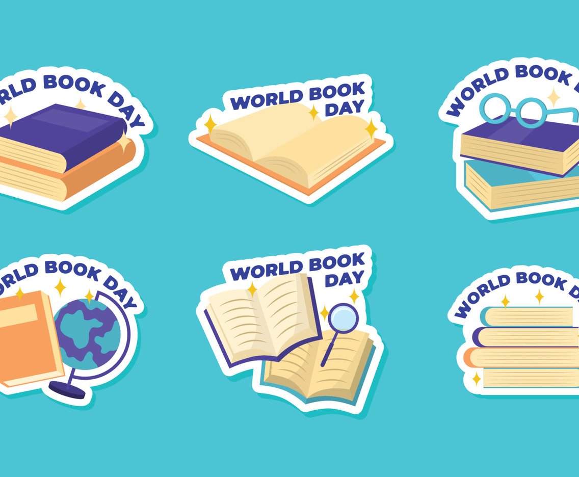 World Book Day Stickers Set