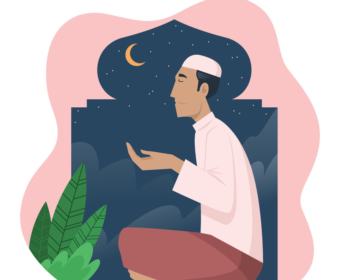 Call For Prayer Character Concept