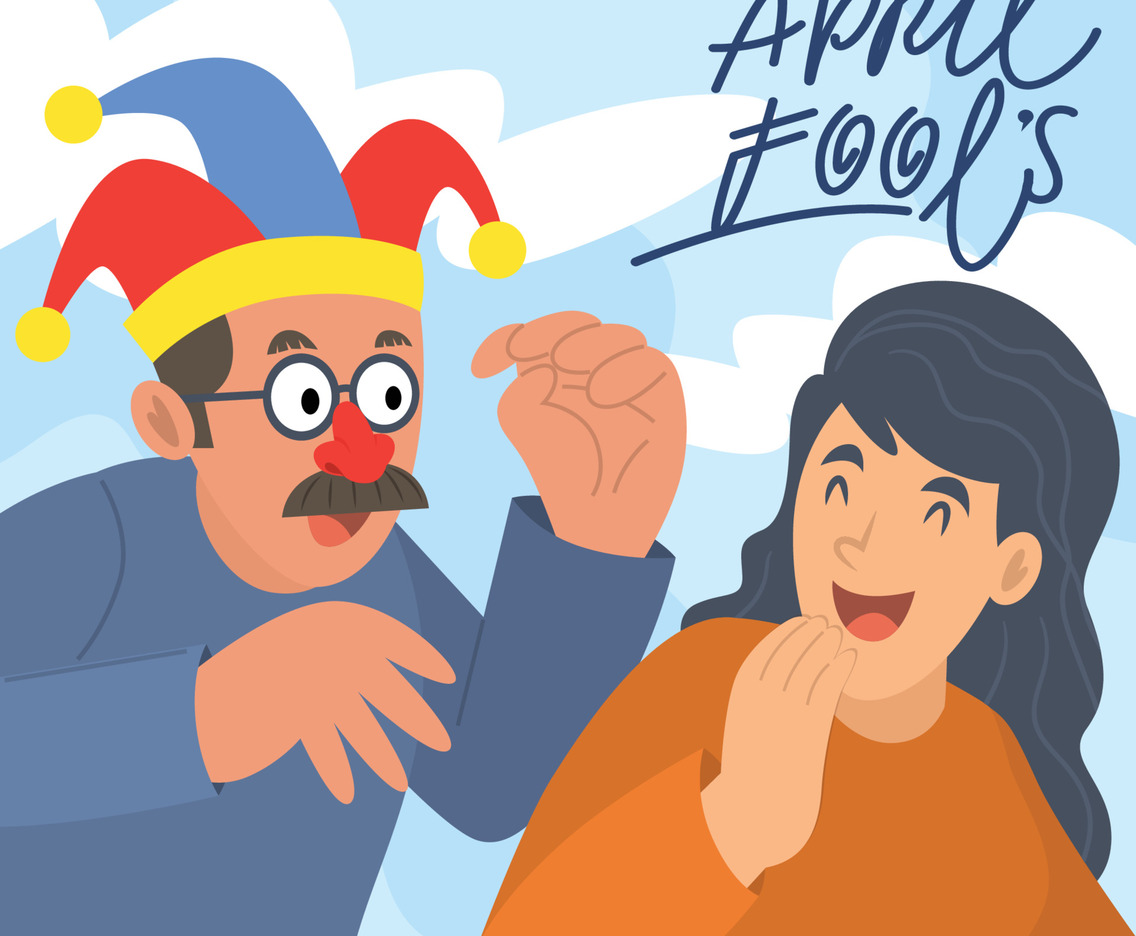 A Couple Celebrating April Fools Day