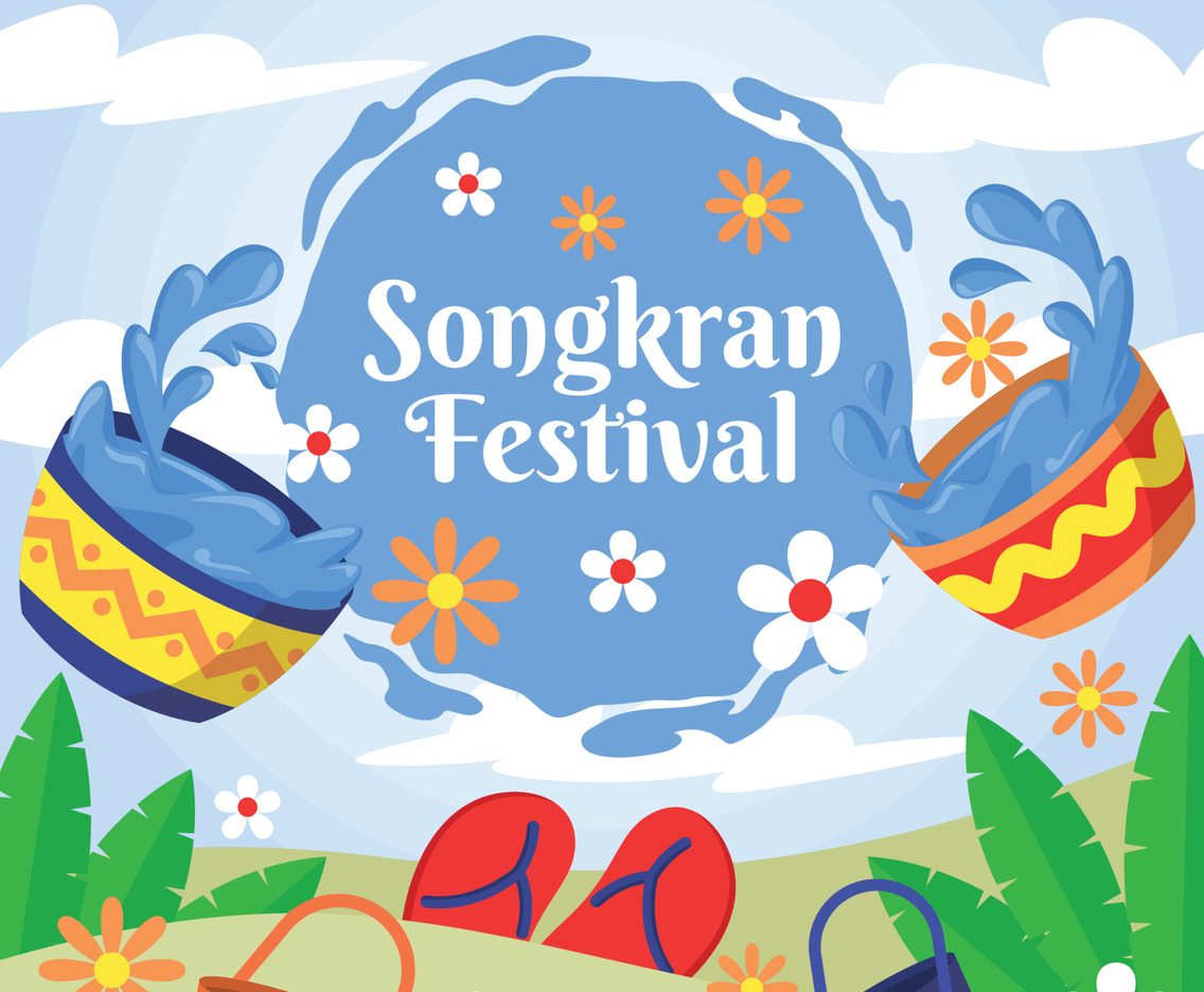 Songkran Festival Background