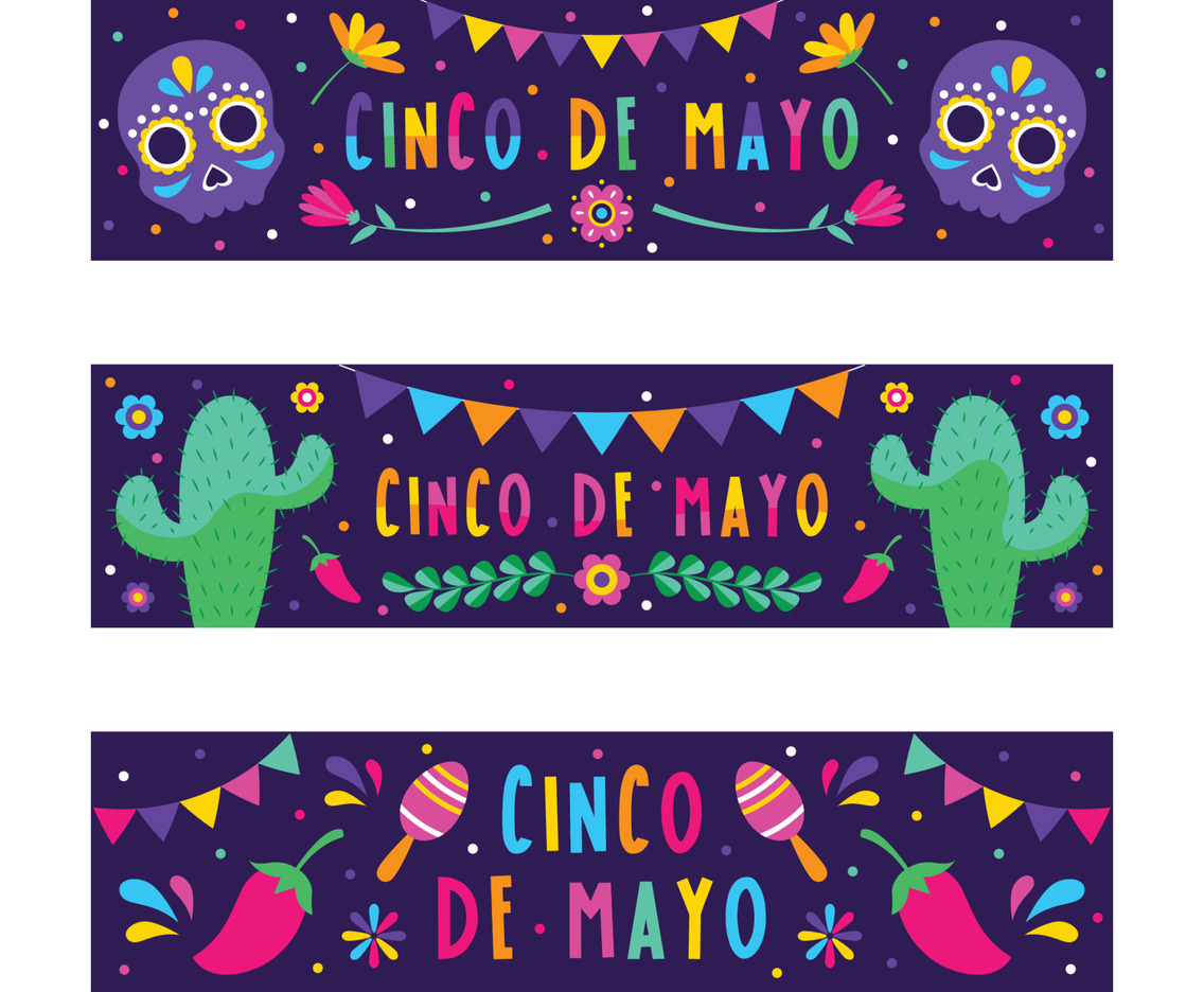 Cinco De Mayo Banner Set