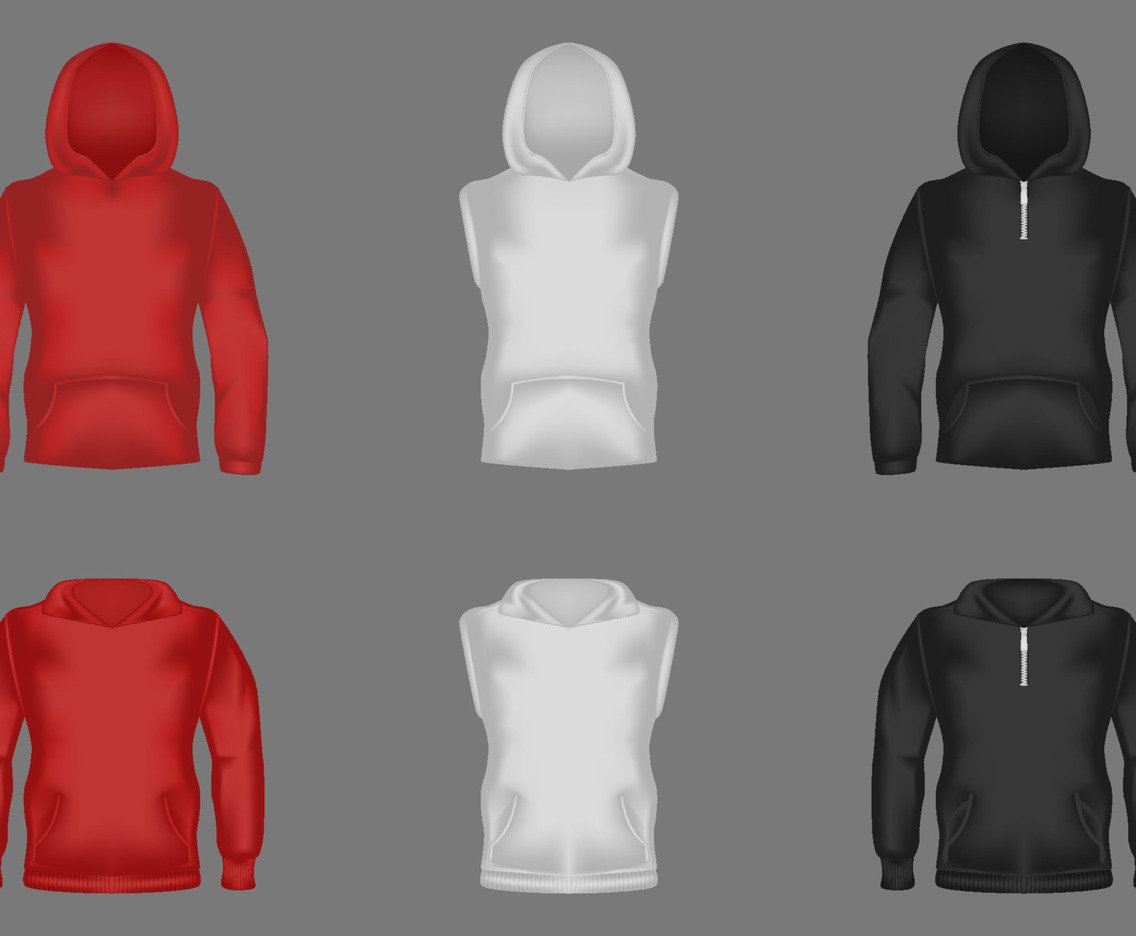 3D Hoodie Mock Up Collection