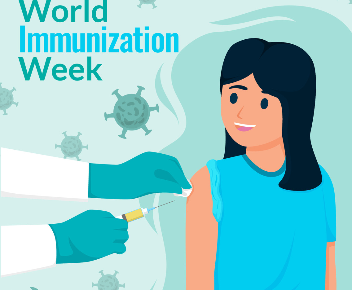 World Immunization Week Concept