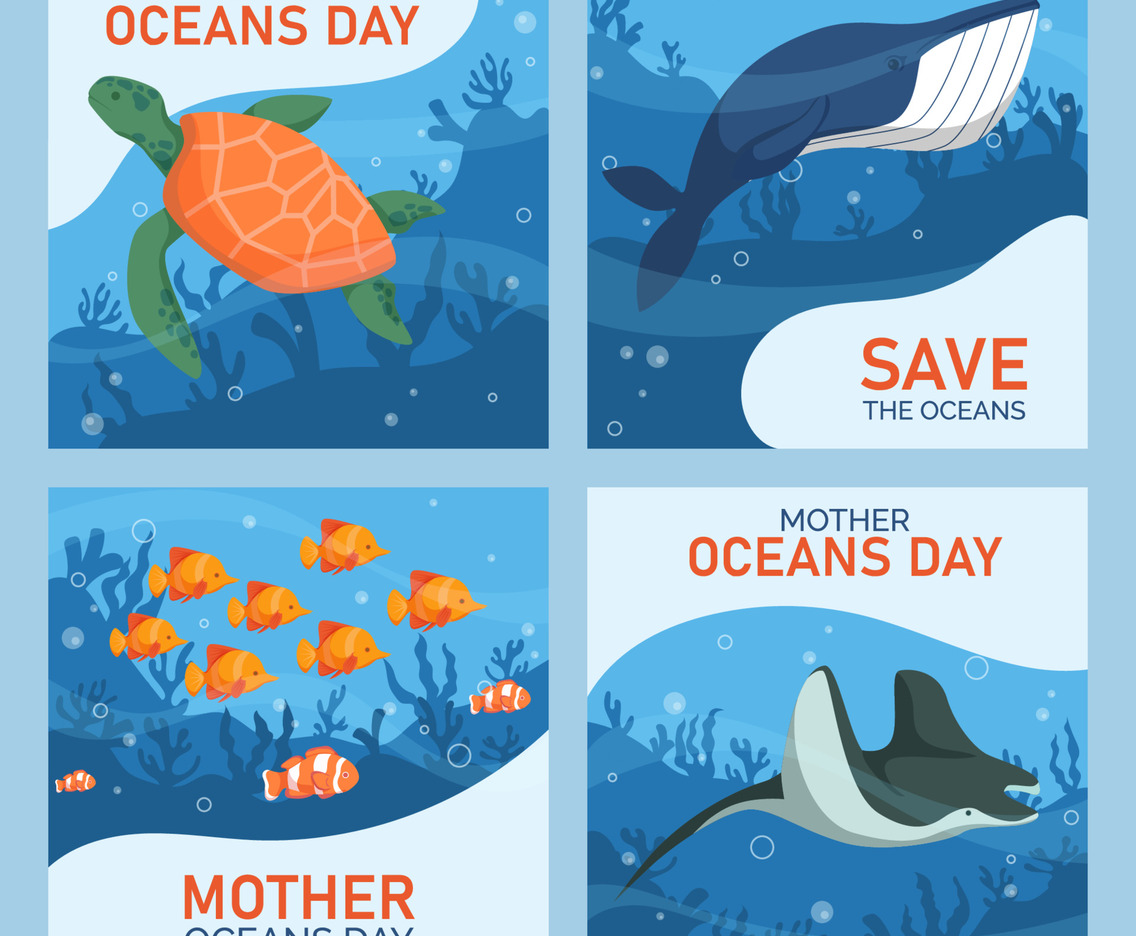 Ocean Day Social Media Post