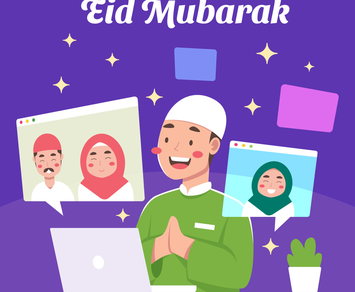 Eid Family Gathering using Video Call