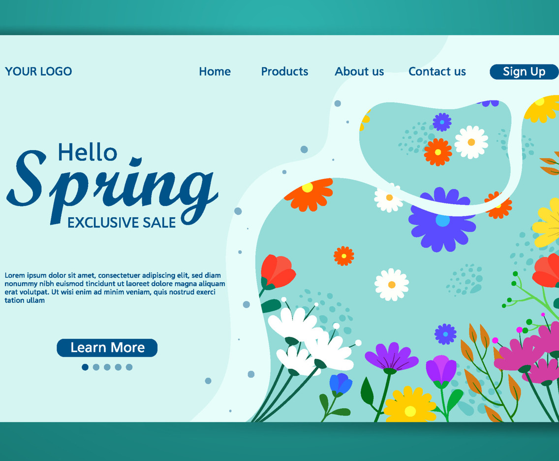 Spring Sale Landing Page