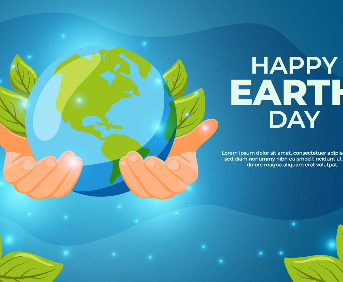 Happy Earth Day Concept Background