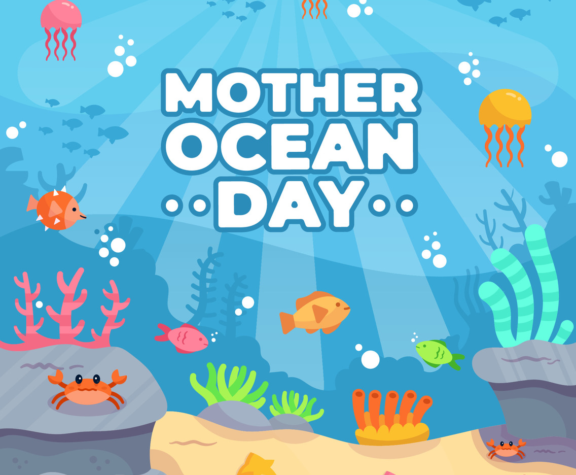 Mother Ocean Day Concept