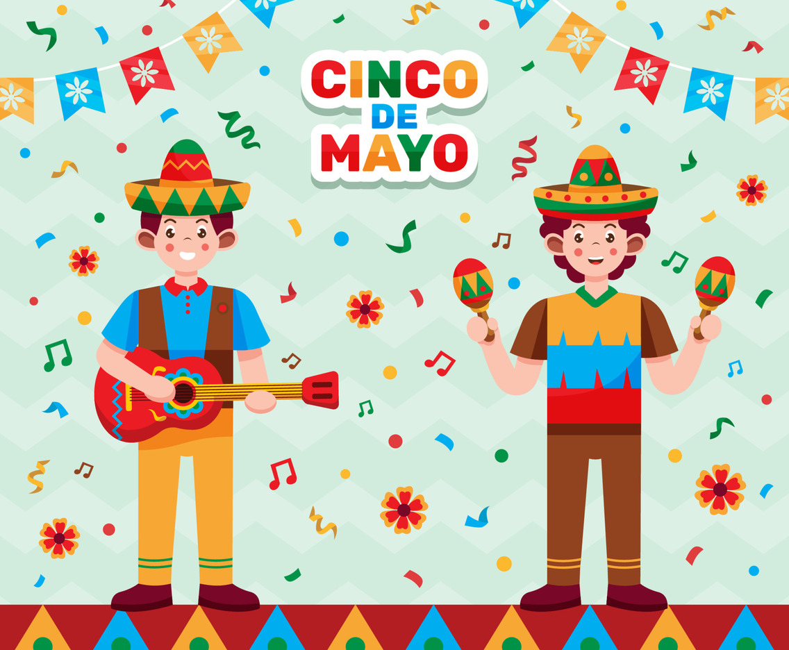 Happy People Celebrating Cinco De Mayo