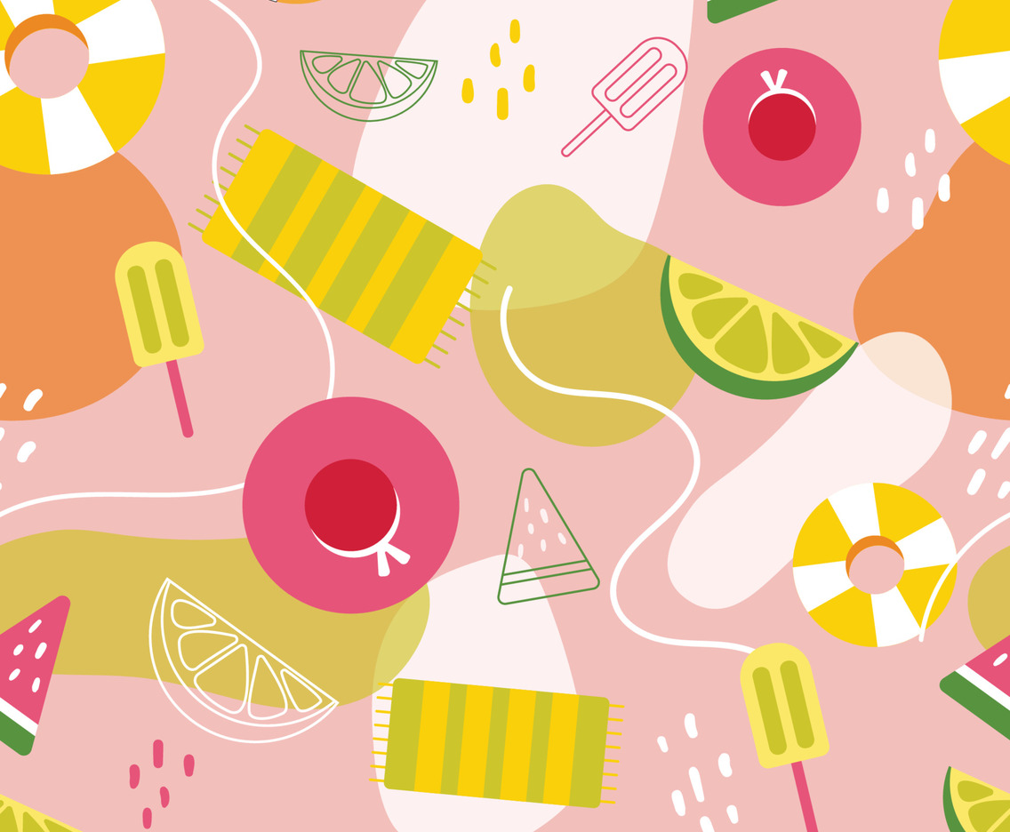 Summer Vibe Seamless Pattern