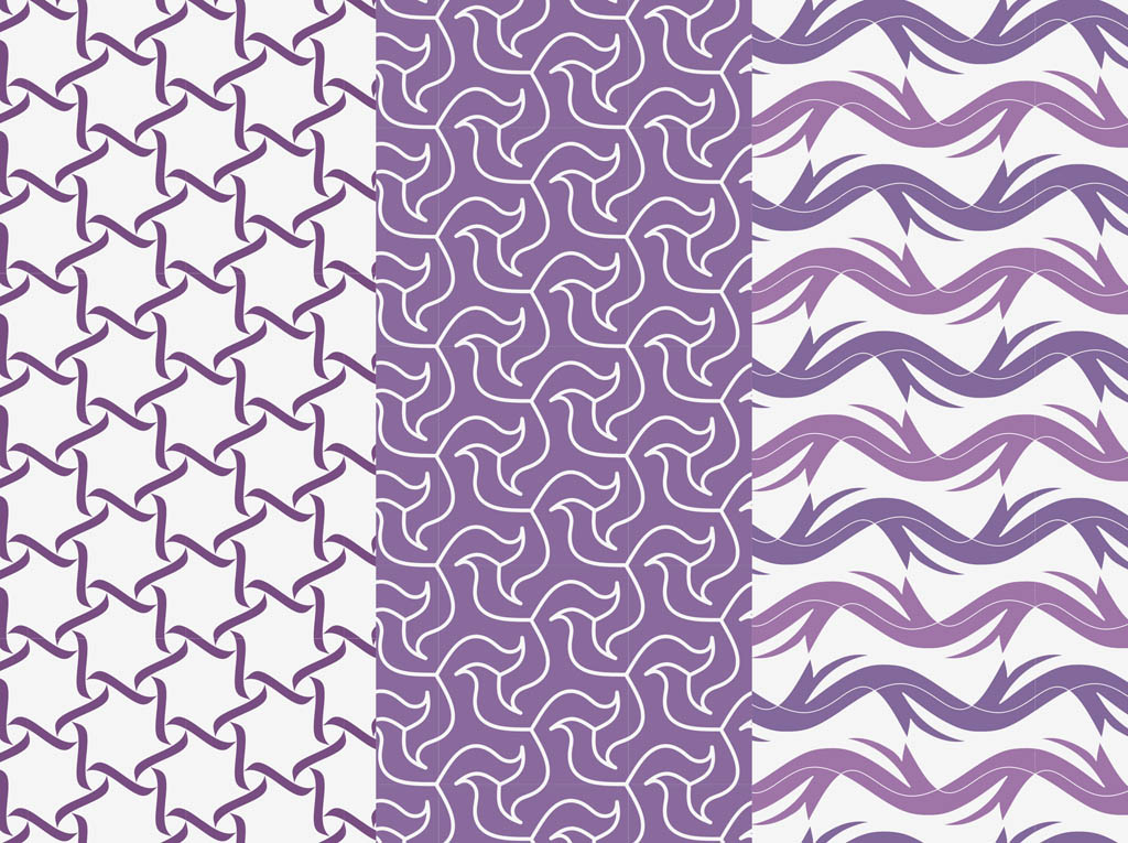 Purple Seamless Patterns