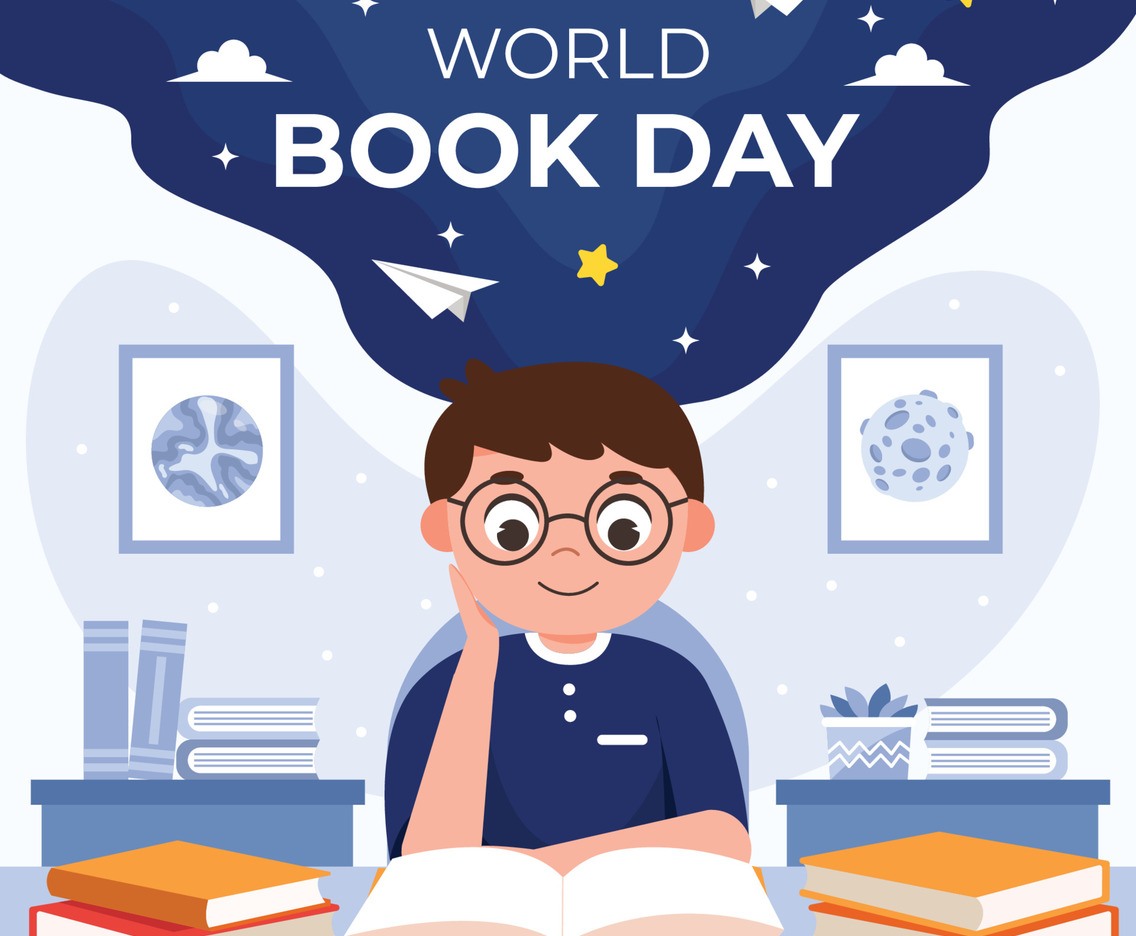 A Boy Celebrates World Book Day