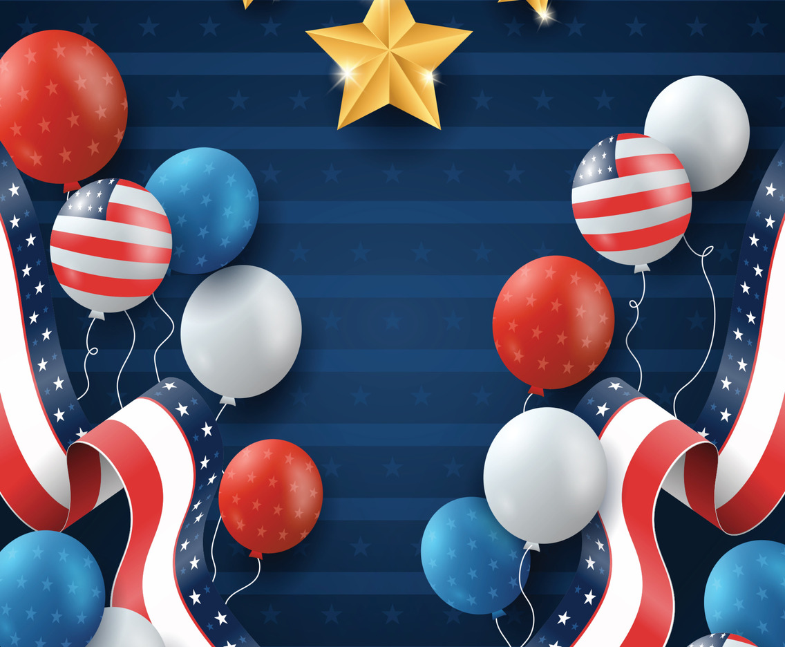 4th of July Festive Background