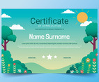 Colorful Certificate Template