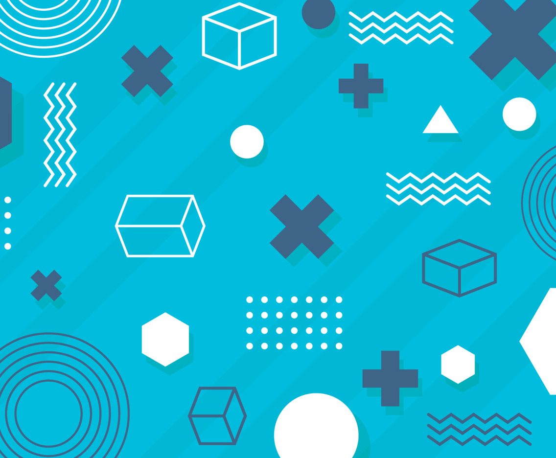 Flat Abstract Geometric Background