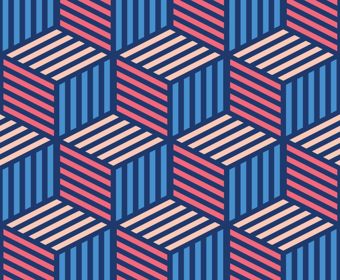 Geometric Hexagonal Seamless Pattern