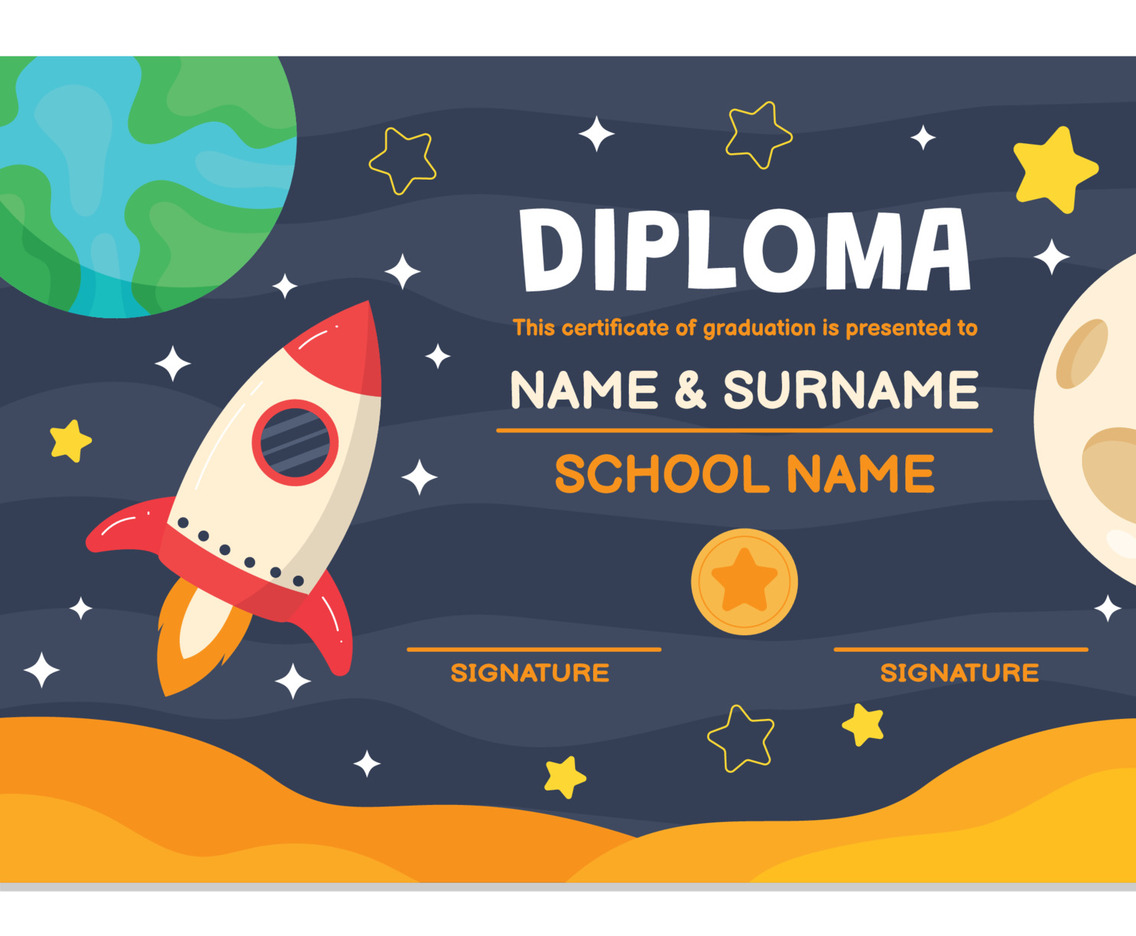 Kindergarten Certificates Template