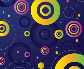 Abstract and Colorful Circle Background