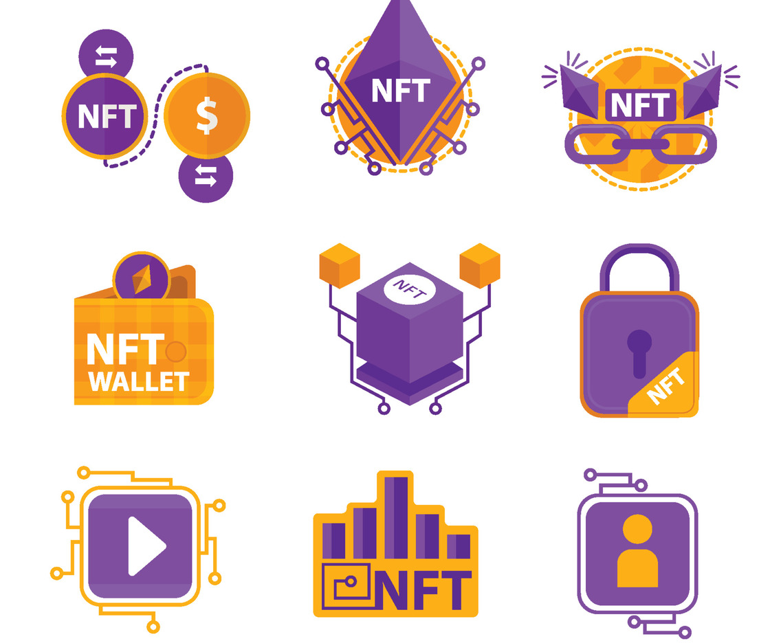 NFT Non Fungible Token Icon