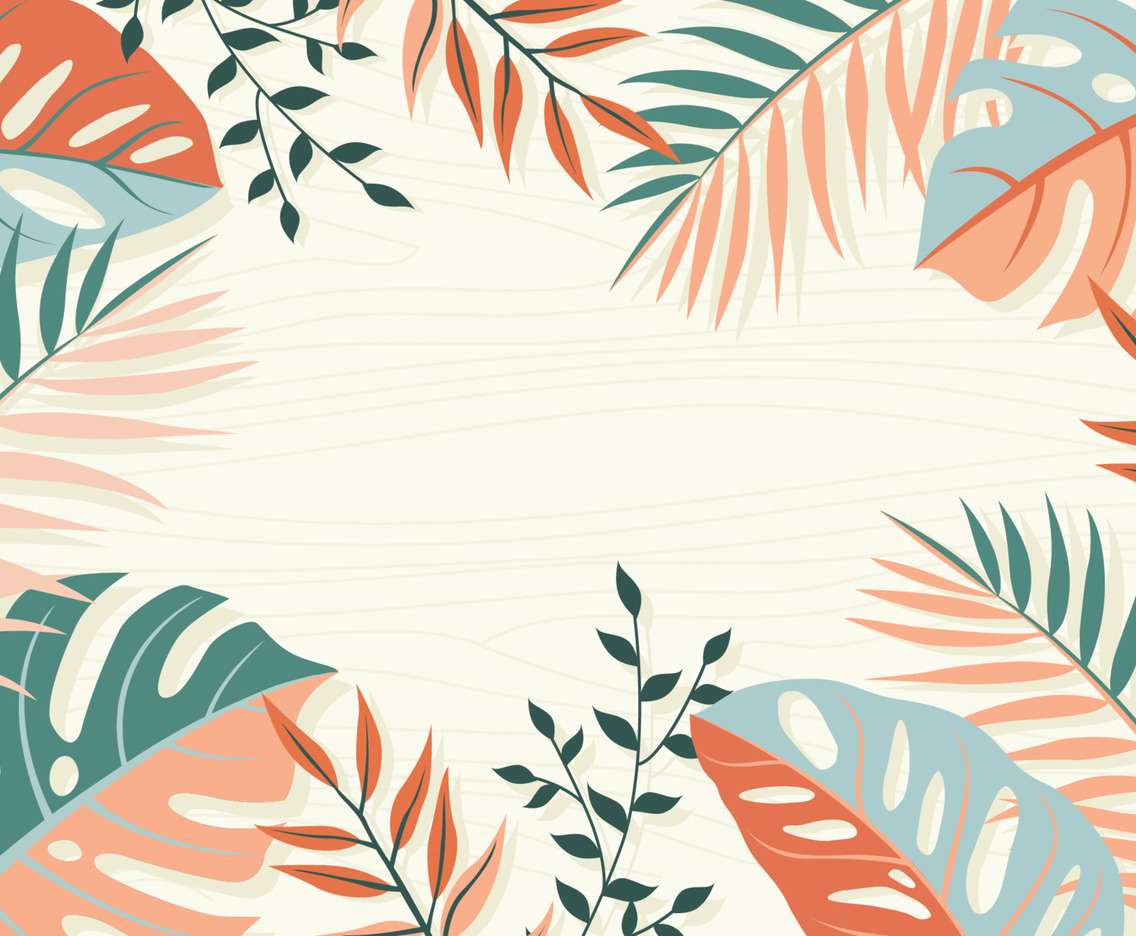 Colorful Summer Floral Background