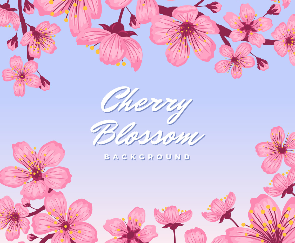 Cherry Blossom Background Concept