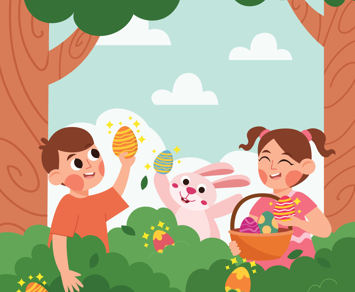 Easter Egg Hunt With My Sister