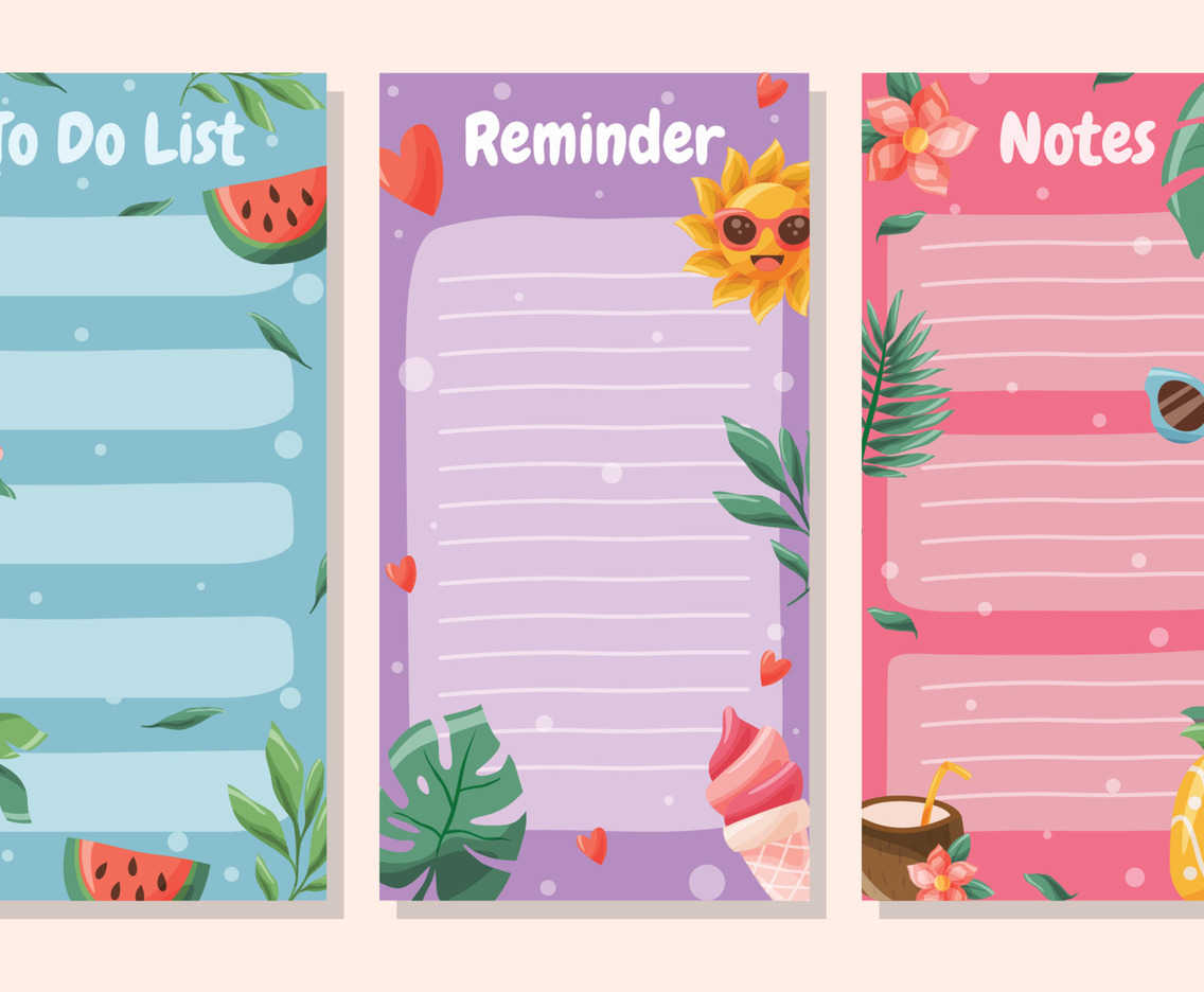 Hawaiian Themed Traveling Journal Template